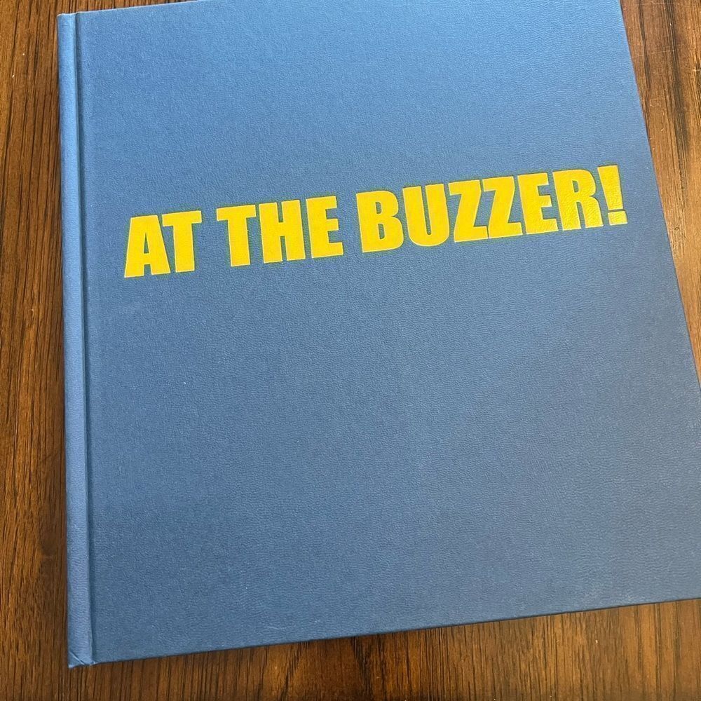Vintage ‘AT THE BUZZER!' Hardback. Basketball NBA greatest moments.